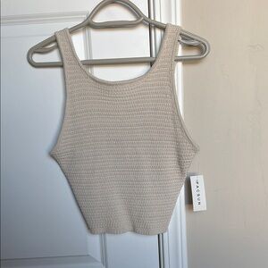PacSun Beige Knit Tank Top